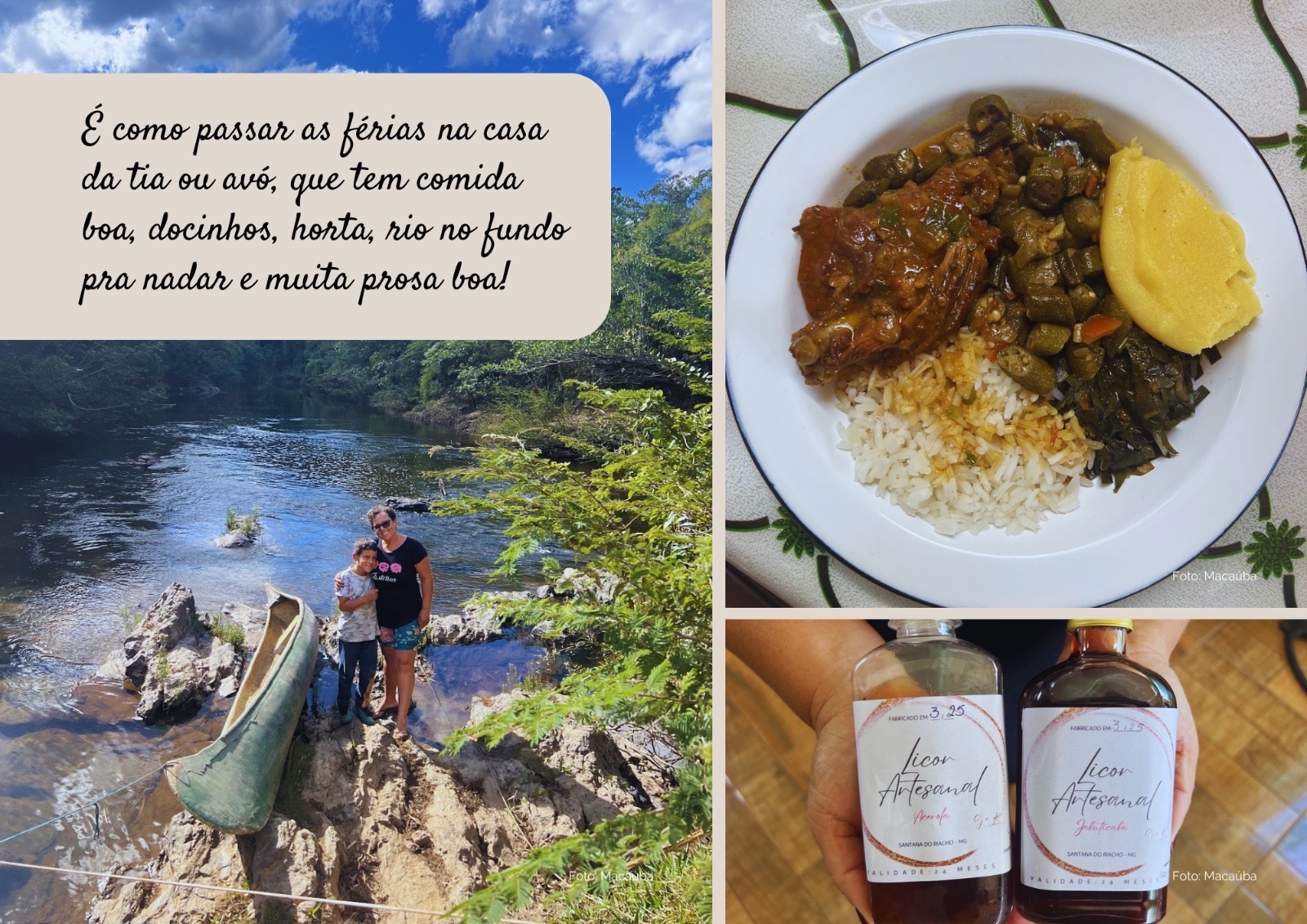 Sabor no encontro dos rios